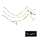 Bracelet Set Ins Design Niche Pearl Love Coin Jewelry Women 3-piece Set - Luxe Orna