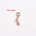 Copper Plating 14K Gold Large Hole Spacer Bead Can String Leather Rope Bracelet Pendant - Luxe Orna