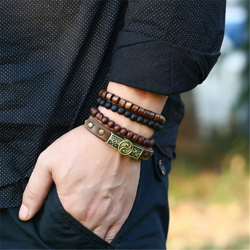 Retro Alloy Gossip Cowhide Bracelet - Luxe Orna