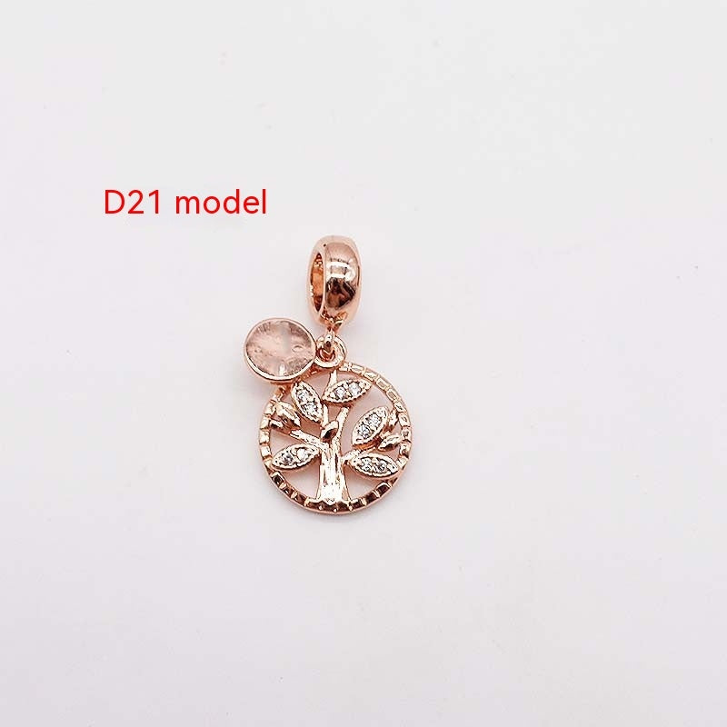 Copper Plating 14K Gold Large Hole Spacer Bead Can String Leather Rope Bracelet Pendant - Luxe Orna