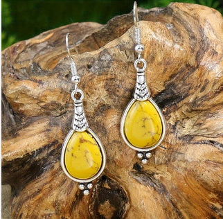 Retro Ethnic Style Earrings And Necklace Set Jewelry - Luxe Orna