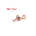 Copper Plating 14K Gold Large Hole Spacer Bead Can String Leather Rope Bracelet Pendant - Luxe Orna