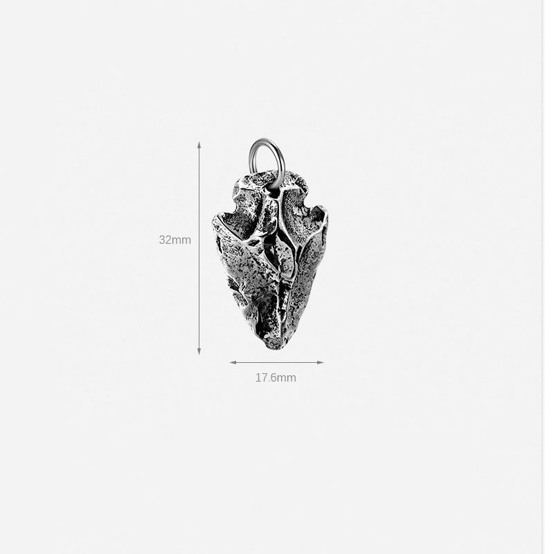 Arrow Silver Pendant Retro Distressed Fashion Hip Hop Personality - Luxe Orna