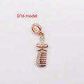 Copper Plating 14K Gold Large Hole Spacer Bead Can String Leather Rope Bracelet Pendant - Luxe Orna