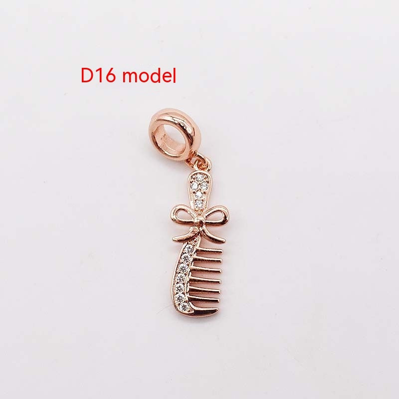 Copper Plating 14K Gold Large Hole Spacer Bead Can String Leather Rope Bracelet Pendant - Luxe Orna