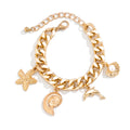 Creative Boho Conch Dolphin Starfish Pendant Choker Necklace Bracelets Women Trendy Vintage Tassel Chain Grunge Jewelry Fashion Jewelry - Luxe Orna