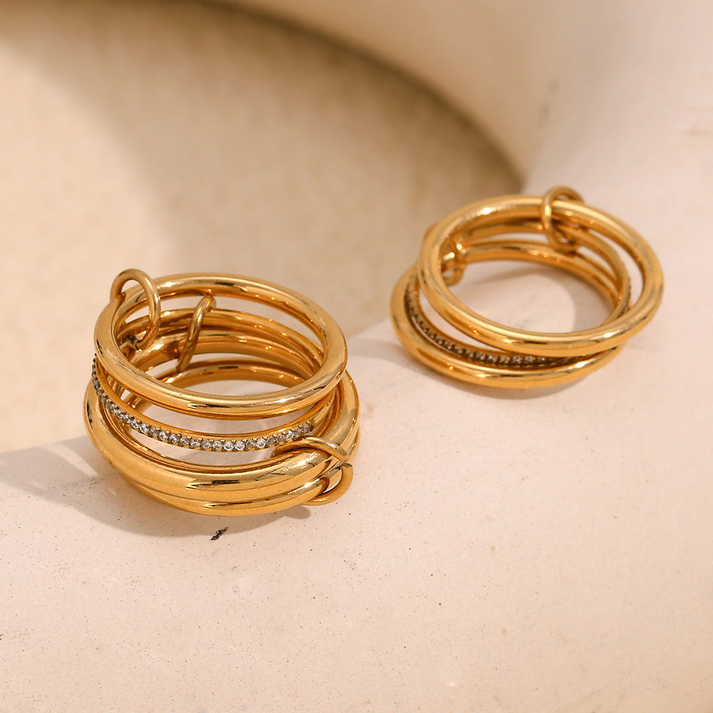 Christabel Diamond Ring Stack - Luxe Orna