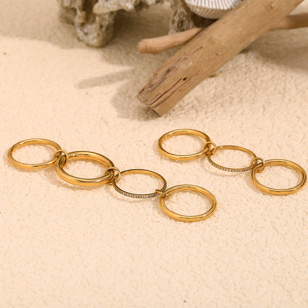 Christabel Diamond Ring Stack - Luxe Orna