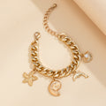 Creative Boho Conch Dolphin Starfish Pendant Choker Necklace Bracelets Women Trendy Vintage Tassel Chain Grunge Jewelry Fashion Jewelry - Luxe Orna
