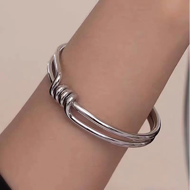 European And American Minimal Art Knotted Bracelet - Luxe Orna