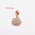 Copper Plating 14K Gold Large Hole Spacer Bead Can String Leather Rope Bracelet Pendant - Luxe Orna