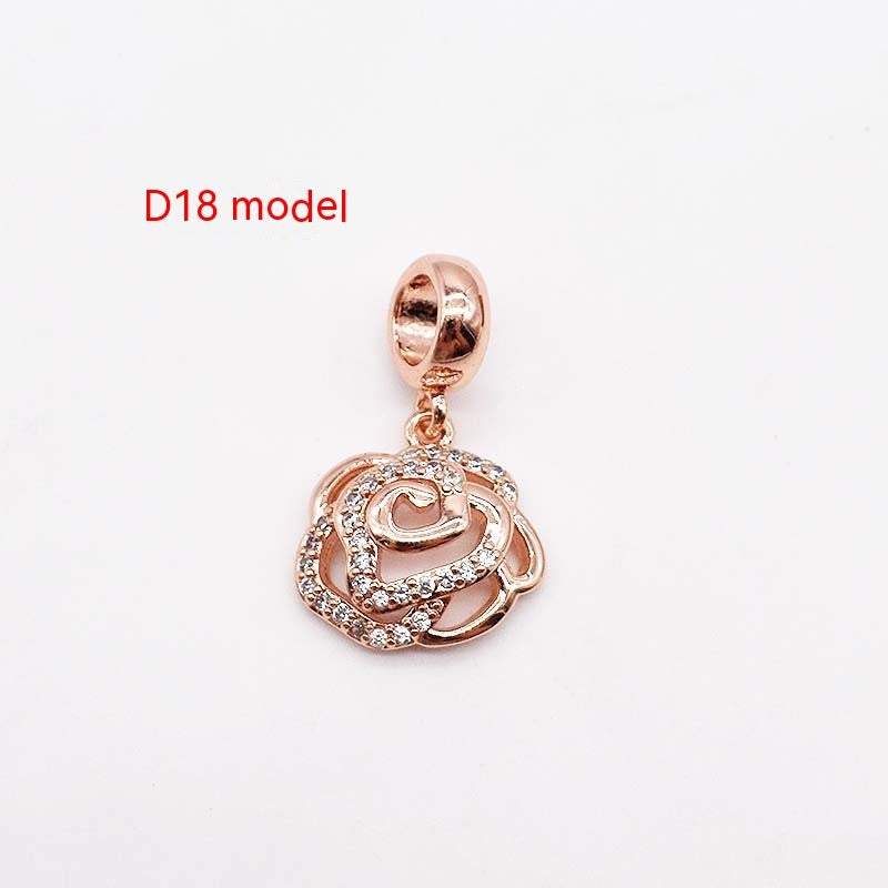 Copper Plating 14K Gold Large Hole Spacer Bead Can String Leather Rope Bracelet Pendant - Luxe Orna