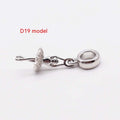 Copper Plating 14K Gold Large Hole Spacer Bead Can String Leather Rope Bracelet Pendant - Luxe Orna